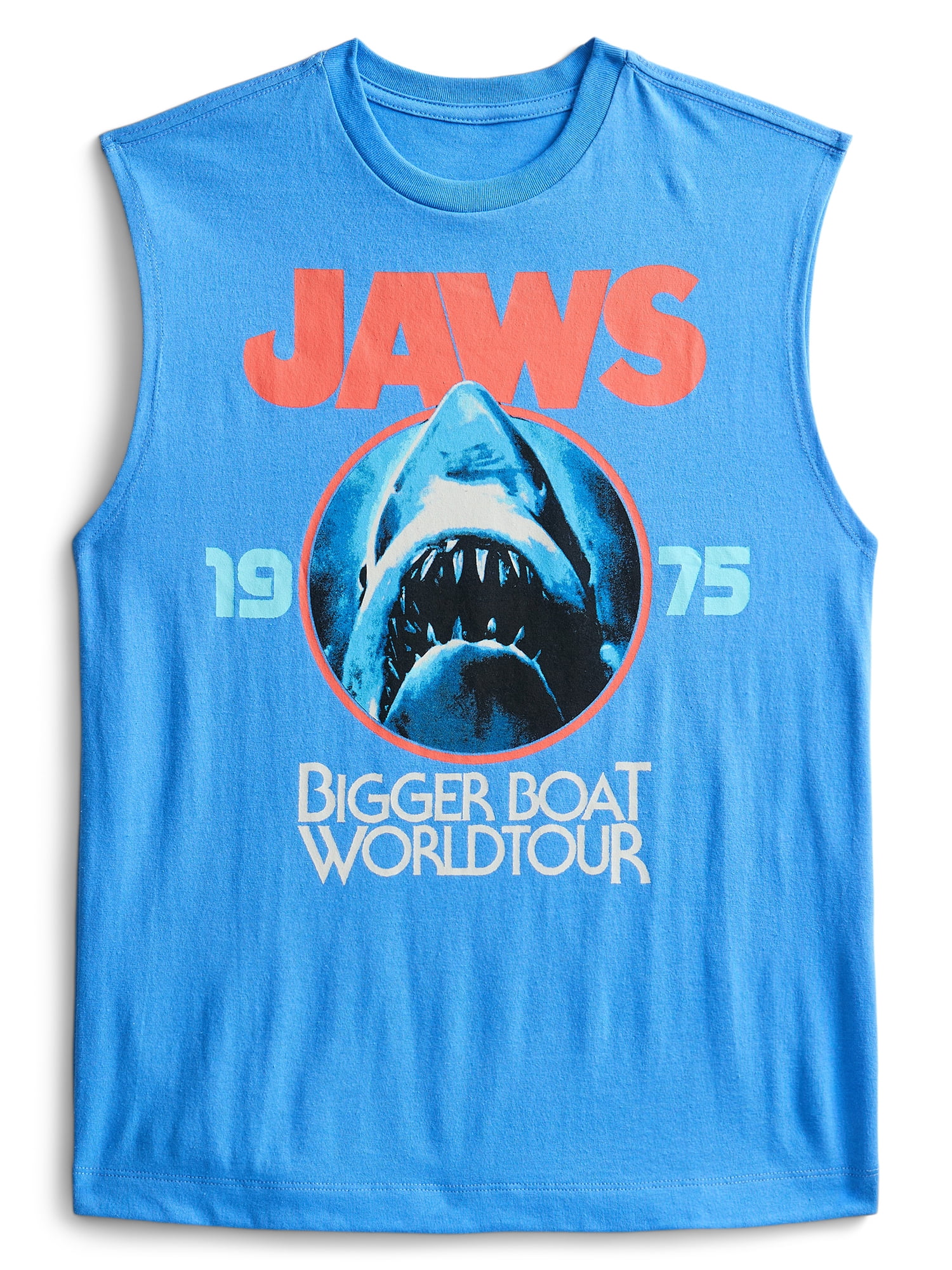 Jaws, Boys' Graphic Muscle Tank Top, Sizes 4-18