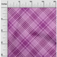 thumbnail image 2 of oneOone Cotton Cambric Purple Fabric Check Sewing Craft Projects Fabric Prints By Yard 56 Inch Wide, 2 of 5