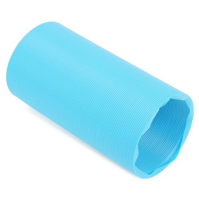Túnel de juego para animales pequeños, túnel retráctil de juguete para visón, conejillo de indias, marmota, erizo, chinchilla, color azul