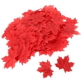 thumbnail image 4 of 100Pcs/Bag Artificial Maple Leaves for Thanksgiving Autumn Leaf Wedding Party Table DecorRed, 4 of 8