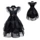 thumbnail image 2 of Girls Wednesday The Addams Family Costume Fancy Mash Dress Kids Birthday Party, 2 of 2