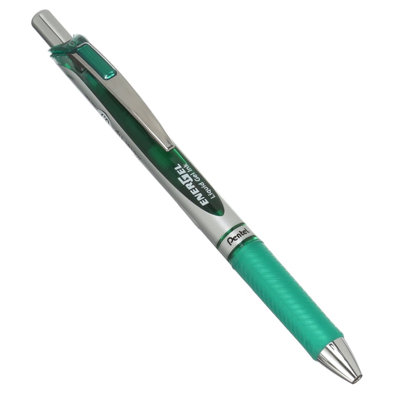 Retractable Gel Pen, Medium Point, 0.7mm, Green photo 3