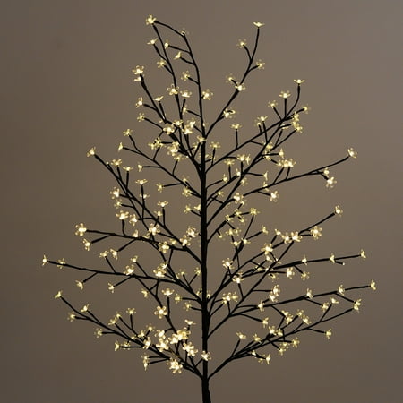 Goplus 6 Ft Cherry Blossom Led Tree Light Floor Lamp Holiday Decor Departments