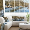 thumbnail image 1 of Blue Sunny Day in Winter Landscape - Landscape Artwork Canvas, 1 of 3