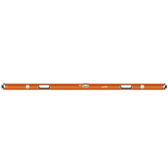 Swanson Savage 72" Anodized Aluminum Pro Grade Box Beam Level Contractor Series with Gelshock End Caps, Model SVB720