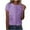 Purple, variant on Erwazi Womens Sparkle T-Shirt Sequins Casual Crew Neck Short Sleeve Blouse Party Shirt Club Outfits Tops