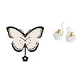 thumbnail image 1 of Reloj De Pared Acrílico Con Forma De Mariposa, Sin Tictac, Decorativo Para Oficina, Comedor, Habitación Infantil, Estilo Granja, Figuras De Cisne, Adorno De Mesa, Artesanías, Decoración De, 1 of 8