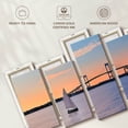 thumbnail image 2 of Elephant Stock Newport Bridge Wall Art - Horizontal Multi Panel Canvas - 5 Pieceliving Room Wall Decor - Photography Transportation Multi Panel - Blue And Purple Decor - 54" x 27", 2 of 2