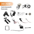 thumbnail image 2 of Miumaeov 24V 250W Bicycle Electric Conversion Installation Kit Brush Motor Twist Throttle, 2 of 19