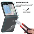 thumbnail image 3 of Flip6 Flip5 Hydrogel Film for Samsung Galaxy Z Flip 6 5 5G Anti-Scratch Soft Screen Protector for ZFlip6 ZFlip5 Hinge, 3 of 5