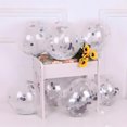 thumbnail image 5 of Round Confetti,QZS Glitter Silver Foil Metallic Decor,0.22LB Reusable Round Table Confetti for Graduation Decor,Durable Foil Metallic Tissue for Indoor and Outdoor, 5 of 6