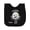 AB-Black, variant on Inktastic Metal Face Newborn Bib