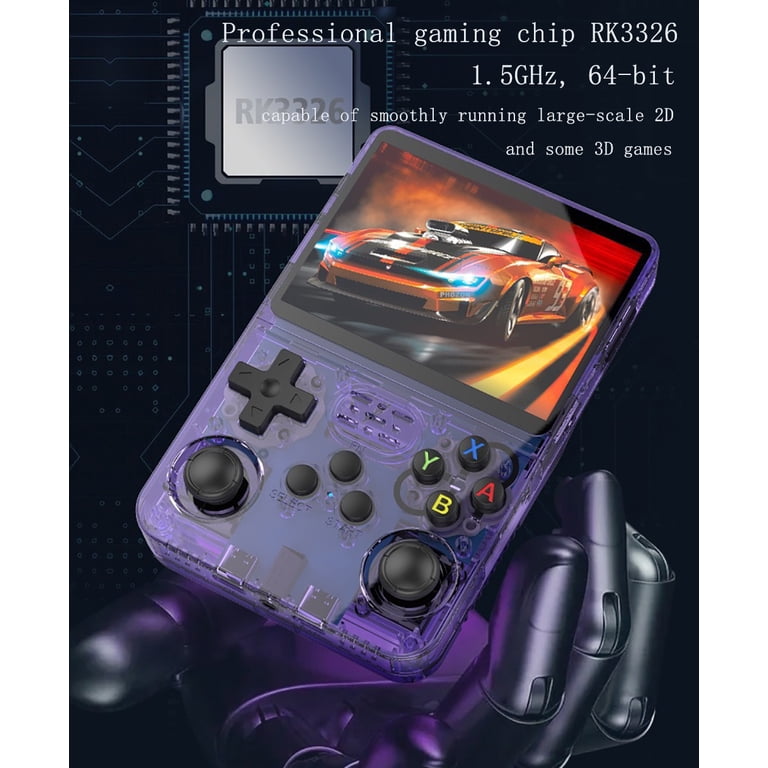 Salange R36S Handheld Game Console, 3.5-inch 3D RGB Screen, Dual