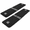 Black and White, variant on Dart Mat with Black and White Design, Official Oche Throw Line Distances, Non-Slip Floor Protection Mat