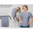 thumbnail image 6 of oneOone Cotton Cambric Light Gray Fabric Block Sewing Fabric By The Yard Printed Diy Clothing Sewing Supplies 56 Inch Wide, 6 of 6