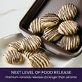 thumbnail image 3 of Nonstick Bakeware Set with Cookie Sheets / Baking - 2 Piece, Chocolate Brown , (9" x 13" & 10" 15"), 3 of 4