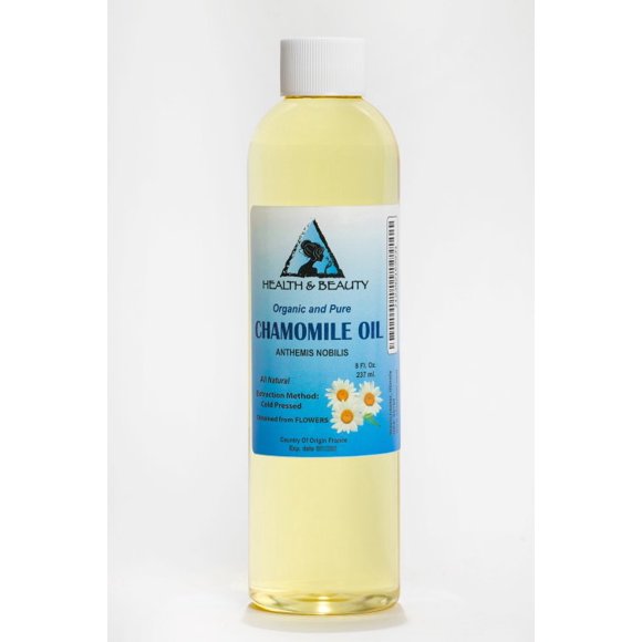Chamomile oil organic carrier cold pressed premium natural fresh 100% pure 8 oz