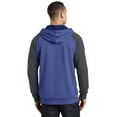 thumbnail image 2 of District Young Men's Lightweight Fleece Raglan Hoodie - DT196, 2 of 6
