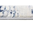 thumbnail image 5 of Bashian P141-IVBL-76X96-PS505 7 ft. 6 in. x 9 ft. 6 in. Positano Contemporary Polypropylene & Polyester Power Loom Area Rug - Ivory & Blue, 5 of 6