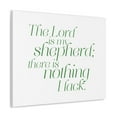 thumbnail image 2 of Scripture Walls Psalm 23:1 My Shepherd Green Bible Verse Canvas Christian Wall Art Ready to Hang Unframed, 2 of 18