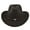 Coffee Bull, variant on Women Men Felt Wide Brim Western Cowboy Hats Belt Buckle Panama Hat