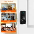 thumbnail image 4 of WEILAILIFE Smart Lock Keyless Entry Fingerprint Home Door, WEILAILIFE Touchscreen Keypad with APP Control, Phone, Passcode Bluetooth Door Lock for Hotel Apartment ., 4 of 7