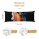 thumbnail image 3 of Balery Bioluminescent Underwater Flower Funda Protectora para Almohada Corporal de Algodón Hipoalergénico con Cierre(55 x 21 pulgadas), Almohadas No Incluidas, 3 of 7