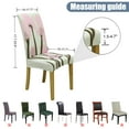 thumbnail image 5 of SUKAIKEQA Stretchy Chair Slipcovers for Dining Room Chair seat,Chair Covers for Dining Chairs Set of 6,Stretch Dining Room Chair Cover Kitchen Parsons Chair Slipcovers, 5 of 6