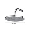 thumbnail image 3 of Cabezal De Ducha De Alta Presión Cabezal de ducha grande de acero inoxidable de 6" con 160 chorros autolimpiables y rociador superior de lluvia de alta presión para baño (1 pieza) Rkxzt, 3 of 9