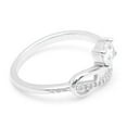 thumbnail image 3 of Infinity Diamond Engagement Wedding Ring, Celtic Knot Diamond Ring, Solitaire Diamond Proposal Ring, Delicate Anniversary Ring, 925 Sterling Silver, 1.9 Ct Simulated Diamond, Gift Ring, 3 of 5