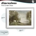 thumbnail image 4 of Stupell Industries Rustic Lodge Tranquil Lakeside Path Gray Framed Print Under Glass, 23 x 17, by Amber Sterling, 4 of 8