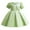 Green, variant on IROINNID Girls' Two-Piece Dress Set 2-10 Years Sleeveless Top with Short Jacket and Pleated Dress with Bow for Versatile and Casual Outfits