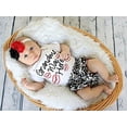 thumbnail image 5 of Baby Girls Grandma was Here Cotton Romper with Shorts and Headband 3pcs, 5 of 8