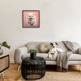 thumbnail image 3 of Stupell Industries Fluffy Puppy on Pink Animals & Insects Painting Black Framed Art Print Wall Art, 24 x 24, 3 of 9