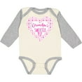 thumbnail image 3 of Inktastic Grandpa's Sweetie Pie with Pink Hearts Boys or Girls Long Sleeve Baby Bodysuit, 3 of 5