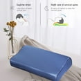 thumbnail image 6 of XIAOLE Memory Neck Guard Pillowcase Satin Silk Pillowcase For Skin And Hair, Zipper Closure,23.62"X15.74",For Back And Side Sleepers Orthopedic Contours Pillows,Adjustable Memory Foam Pillow, 6 of 8