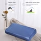 thumbnail image 4 of Fundas de almohada para cuello, Satén de Seda, Transpirable Suave, Cierre con cremallera, Azul Cielo, 4 of 8