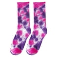 thumbnail image 2 of sunsanly 1 Pair Unisex Socks Mid-tube Tie-dye No Odor Thin High Elasticity Anti-slip Sweat-absorption Anti-shrink Sports Four Season Basketball Calf Socks, 2 of 8