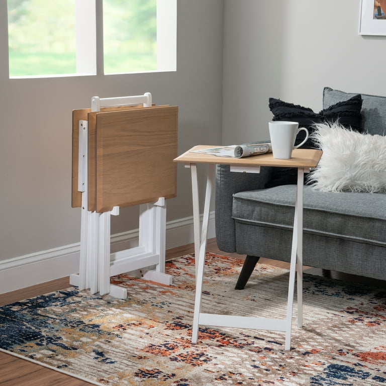 Linon Marcie Folding Tray Table Set 26.38
