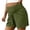 Army Green, variant on Miqool Maternity Shorts with Pockets Over The Belly Drawstring Casual Pregnancy Shorts for Athletic Yoga Workout