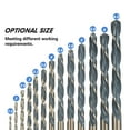 thumbnail image 4 of TFixol 13Pcs High-Speed Steel Drill Bit Hard Metal HSS Twist Bit Stainless Steel Drilling Twist Drill Set with Storage Case, 4 of 7