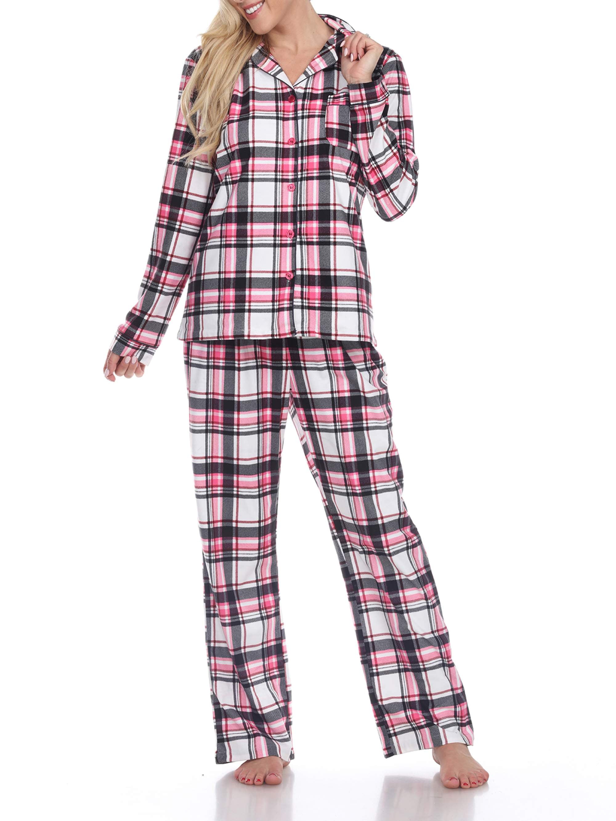 White Mark Women's Pajama Set - Extended Sizes - Walmart.com