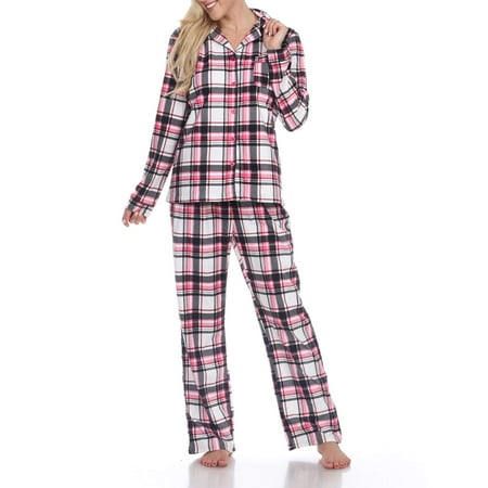 

White Mark Women s Pajama Set - Extended Sizes