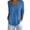 Blue, variant on Purple Spring Clothes for Women 2024, 3/4 Sleeve Popular Womens Clothes 2024, Weekend Cotton Womens Oversized Tee Shirts, Womens Short Sleeve Sweaters Tops V Neck Pullover Knit Shirts Loose Blouses