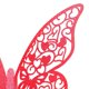 thumbnail image 4 of 50 Piezas Tarjetas de Lugar con Nombre de Mariposa Tarjetas de Vidrio Ahuecadas Tarjetas de Asientos de Moda Marcadores de Bebidas de 10 cm x 7 cm par Rojo, 4 of 8