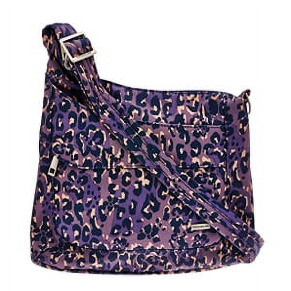 Travelon Anti-Theft Asymmetric RFID Crossbody, Purple  display picture 1