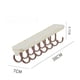 thumbnail image 2 of Percha tirable con gancho retráctil - organizador deslizante para armario, sin necesidad de agujeros, ganchos dobles para espacio extra de almacenamiento, material de ABS, 2 of 2
