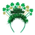 thumbnail image 2 of karymi St Patrick's Day Headband, Irish Festival Party Green Carnival Hair Accessory with Shamrock Decorations, Elastic Fit for Adults and Kids, Reusable Holiday Prop Gifts for Men, 2 of 6