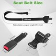 thumbnail image 4 of Retractable Golf Cart Seat Belts(47.64") - Universal Retractable Seat Belts for Yamaha EZGO, , Go Kart, UTV, Set of 2, 4 of 7