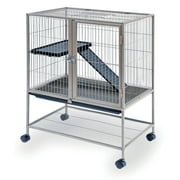 Prevue Pet Products Frisky Ferret Cage with Stand 486 Coco Brown, 25-Inch by 17.125-Inch by 34-Inch